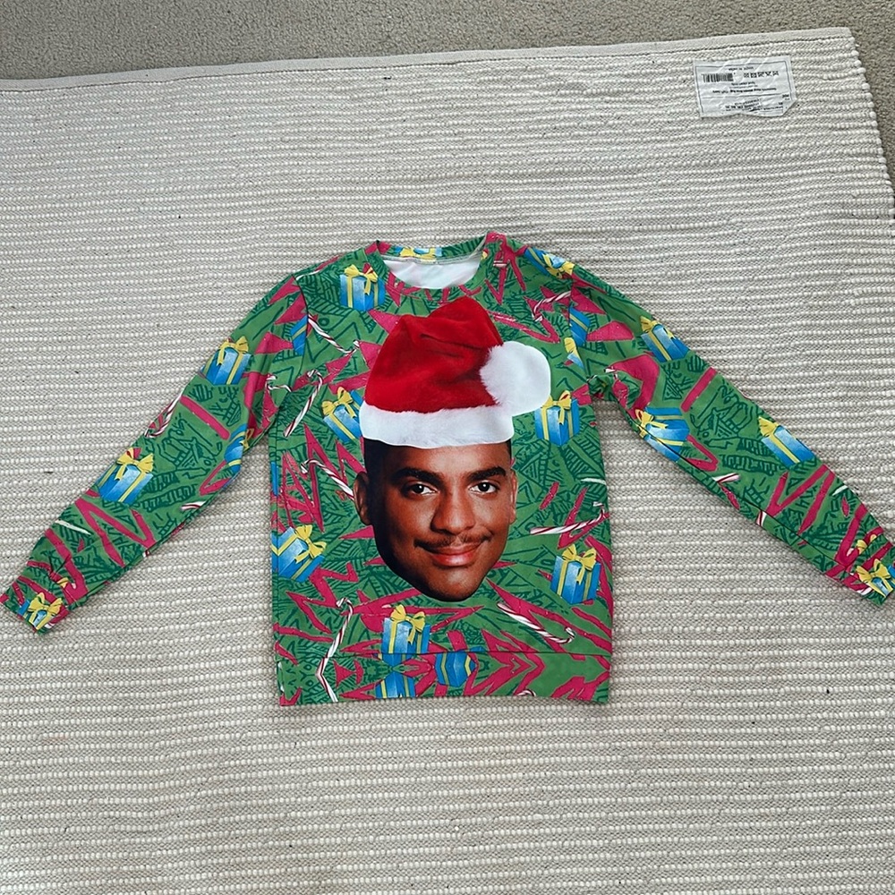 Fresh Prince of Belair Ugly Christmas Sweater Unisex
